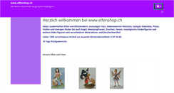 Desktop Screenshot of elfenshop.ch