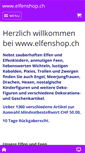Mobile Screenshot of elfenshop.ch